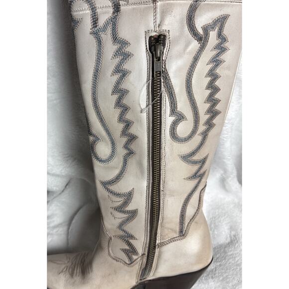 Dan Post Loverfly Tall Western Boot White Womens Size 7 M DP 4377 NWOT NEW - Picture 9 of 10